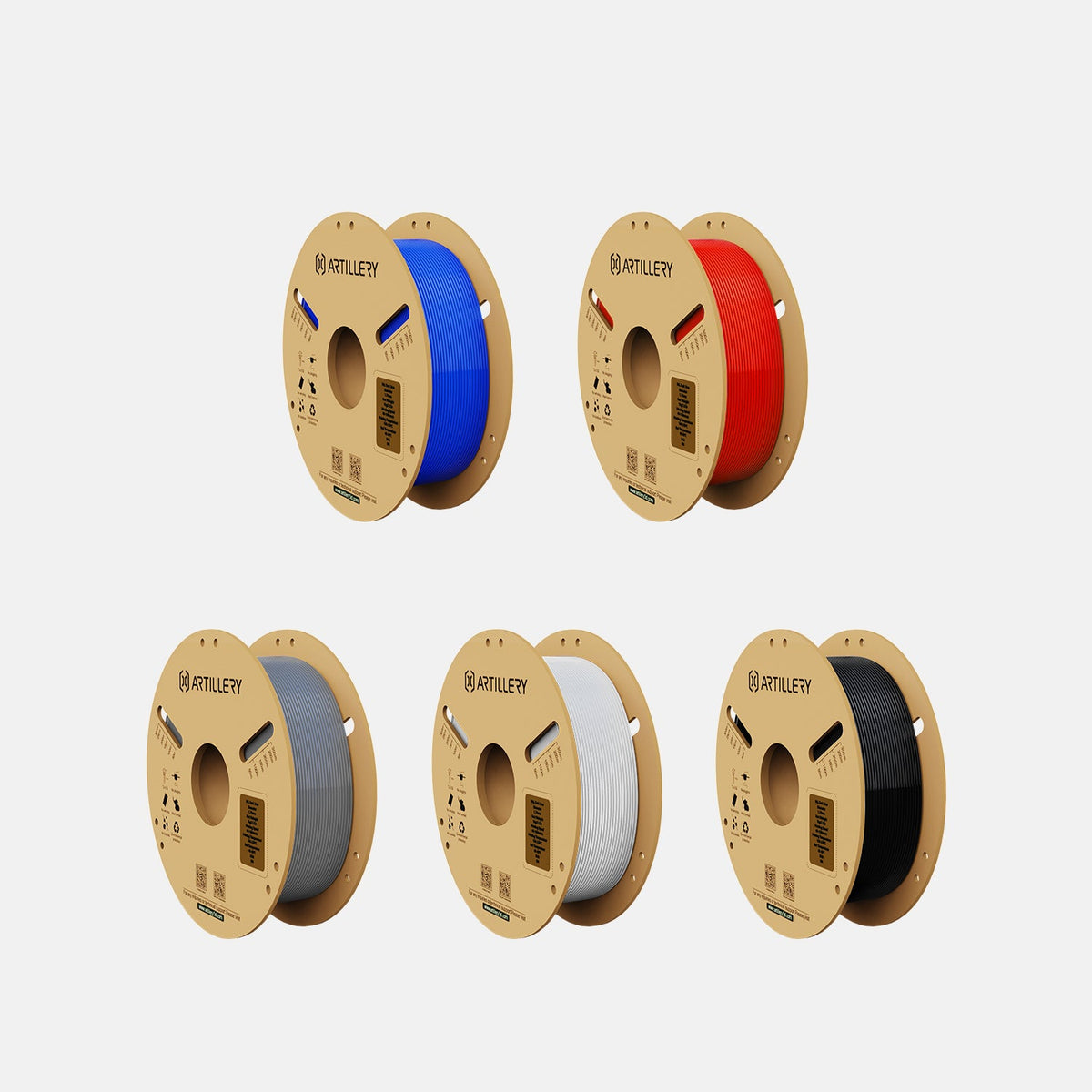 PLA 5-Color Filament Pack